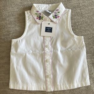 Janie & Jack baby embroidered tank top